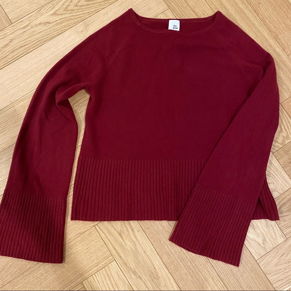 Iris and ink cashmere sweater
